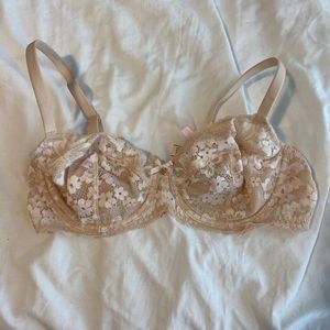 victoria’s secret unlined lace demi bra